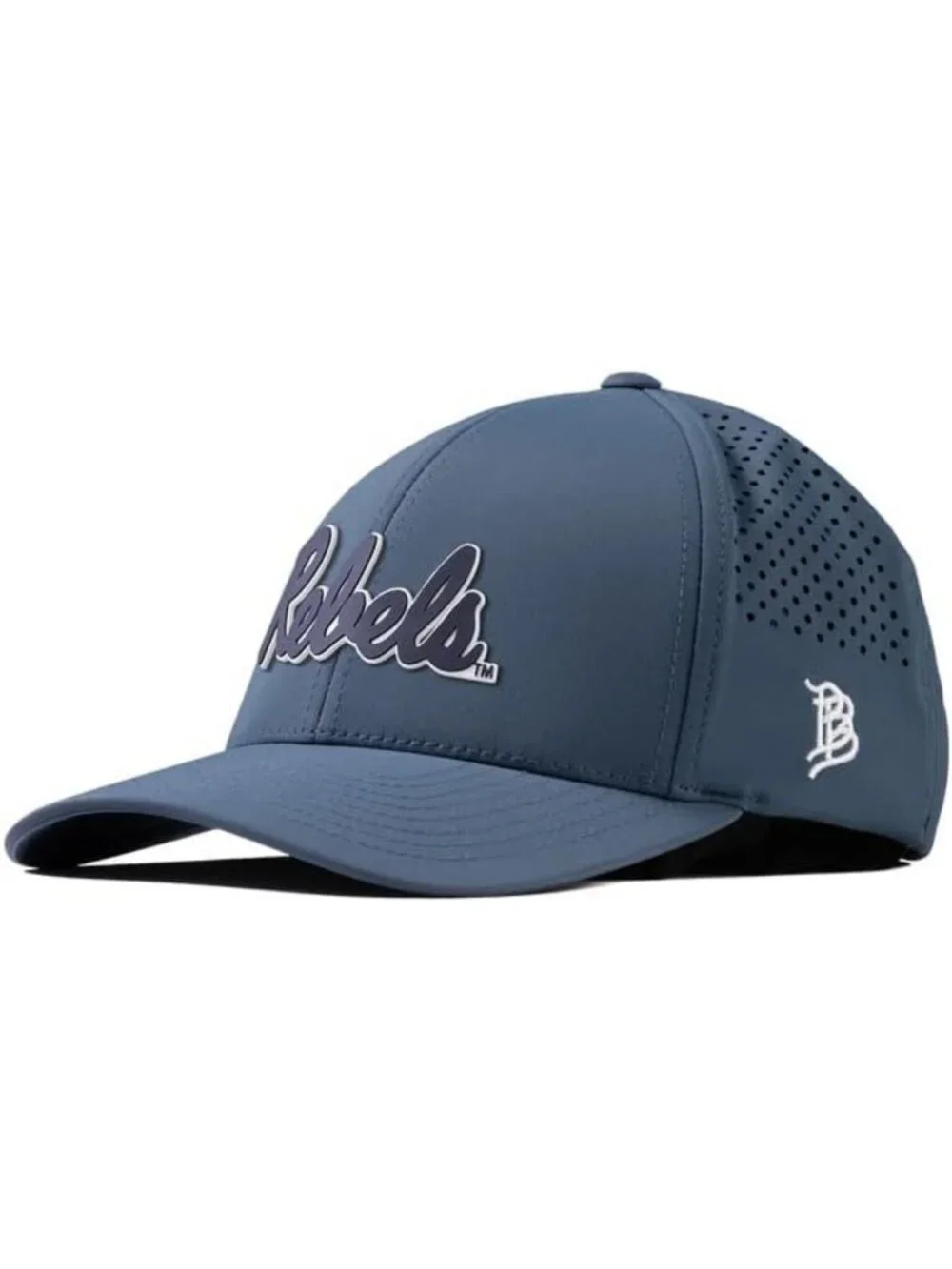 Navy Rebels NCAA Men's Curved Performance Cap | Stylish Sports Hat for Fans